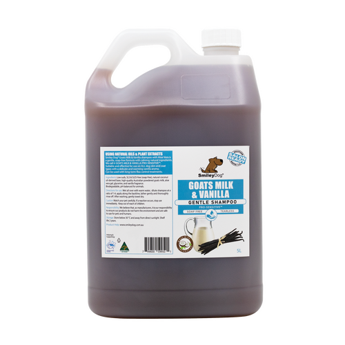 Smiley Dog Organic Goats Milk And Vanillapro-Sensitive Shamp 