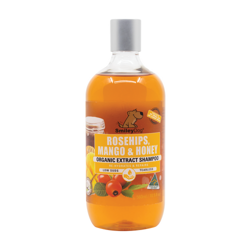 Smiley Dog Rosehips Mango & Honey Shampoo 500Ml 