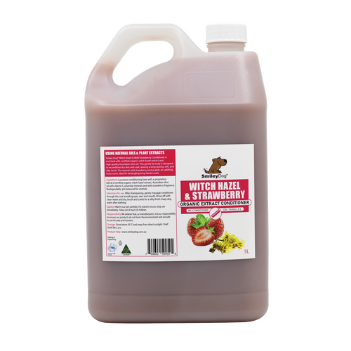 Smiley Dog Organic Witch Hazel & Strawberry Conditioner 5L 