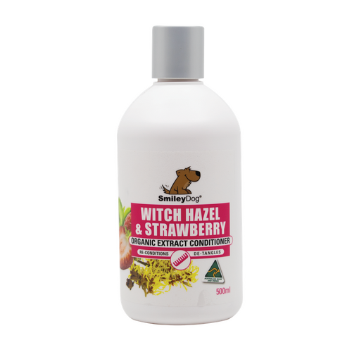 Smiley Dog Organic Witch Hazel & Strawberry Conditioner 500Ml 