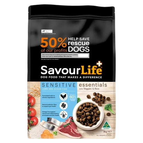 Savourlife Essentials Adult Sens Lamb & Ocean Fish 15Kg