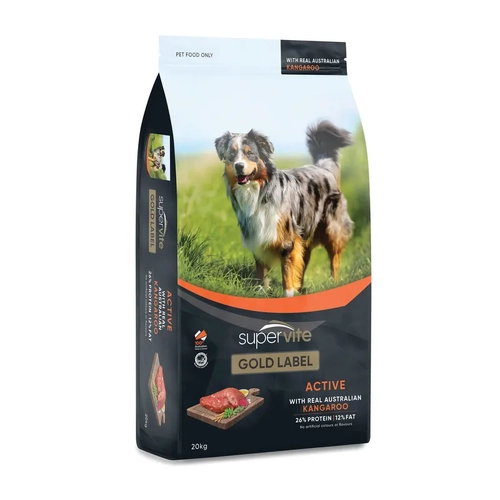 Supervite Gold Label Active Kangaroo 20Kg 