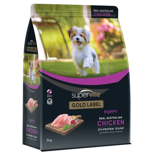 Supervite Gold Label Puppy Chicken 3Kg 