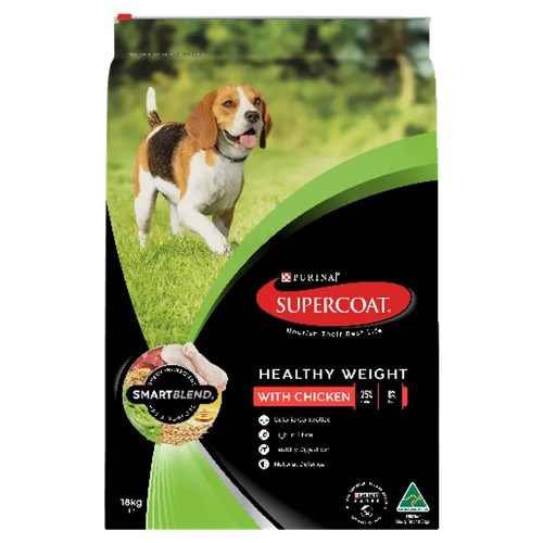 Supercoat Adult Healthy Weight Chicken 18Kg 