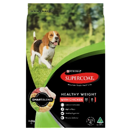 Supercoat Adult Healthy Weight Chicken 2.6Kg 