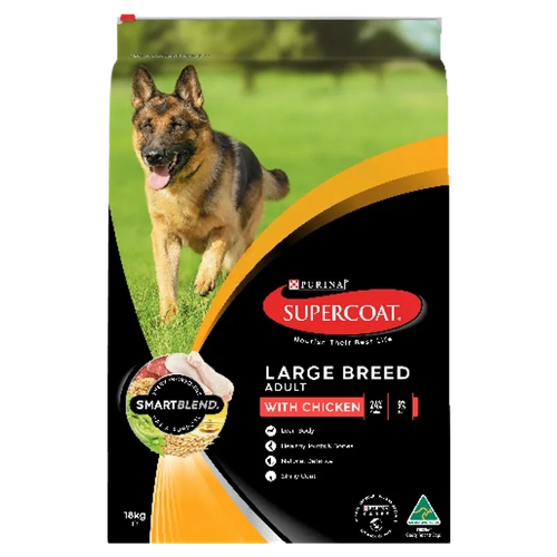Supercoat Adult Large Breed Chicken 18Kg 