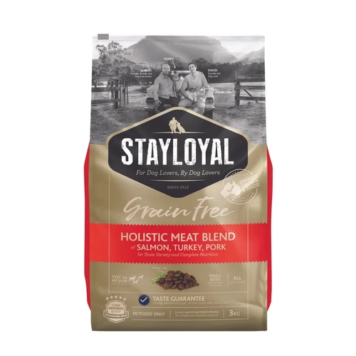 Stay Loyal Dog Premium Salmon Turkey & Pork Grain Free 3Kg 