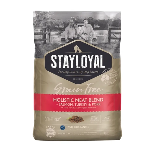 Stay Loyal Dog Premium Salmon Turkey & Pork Grain Free 8Kg 