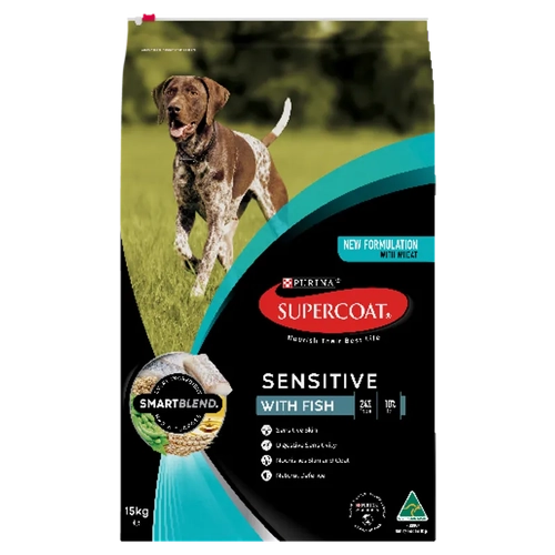 Supercoat Adult Sensitive Fish 15Kg 