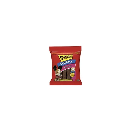 Schmackos Snacks Strapz Liver 500G 4Pk(299611) (Om4) 