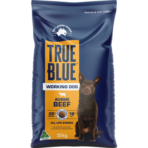 True Blue Working Dog Aussie Beef 20Kg 