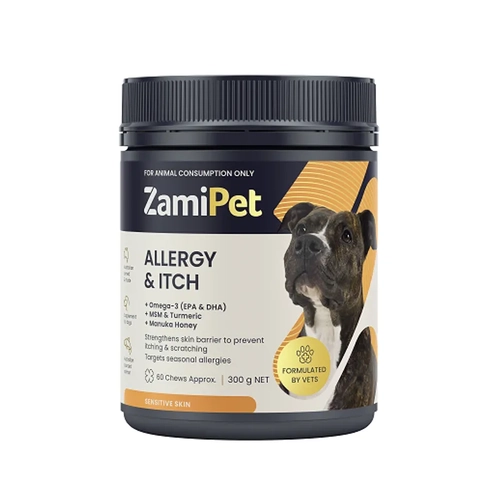 Zamipet Allergy & Itch For Dogs 300G 60 Chews 