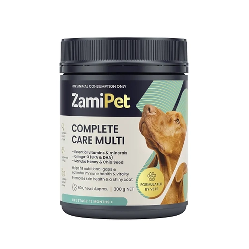 Zamipet Complete Care Multi For Dogs 300G 60 Chews 