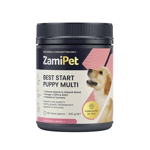 Zamipet Best Start Puppy Multi 300G 100 Chews 