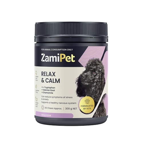 Zamipet Relax & Calm For Dogs 300G 60 Chews 
