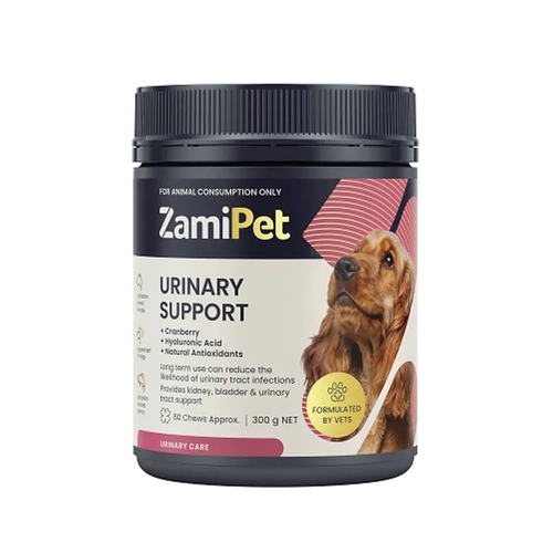 Zamipet Urinary Support For Dogs 300G 60 Chews 