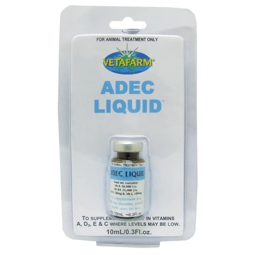 Vetafarm Adec Liquid 10Ml *Spec Ord* 