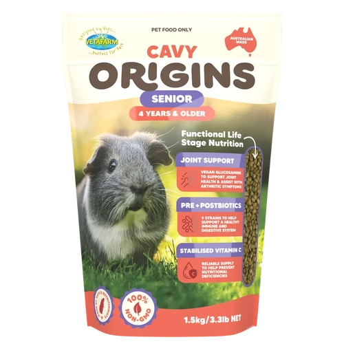 Vetafarm Cavy Origins Senior 1.5Kg 