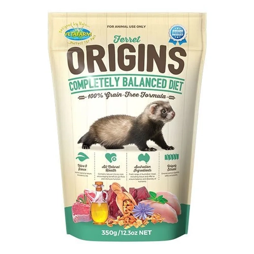Vetafarm Origins Ferret Diet 350G 