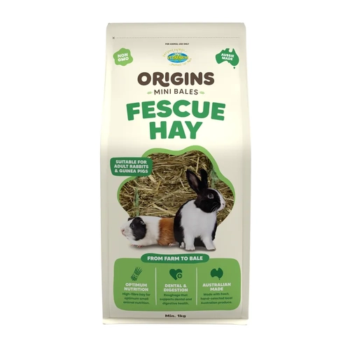 Vetafarm Origins Mini Bale Fescue Hay 1Kg 