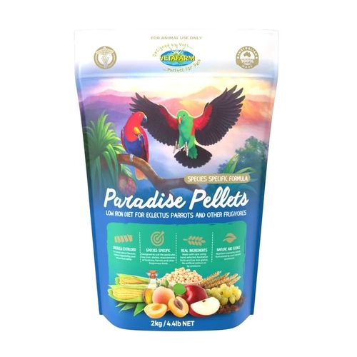 Vetafarm Paradise Pellets 2Kg  
