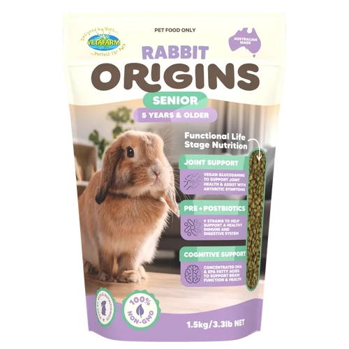 Vetafarm Rabbit Origins Senior 1.5Kg 