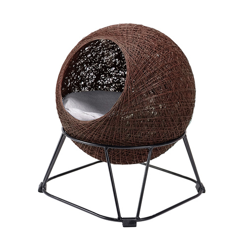 Zentangle Pet Cave Pod -Choco Brown by Ibiyaya