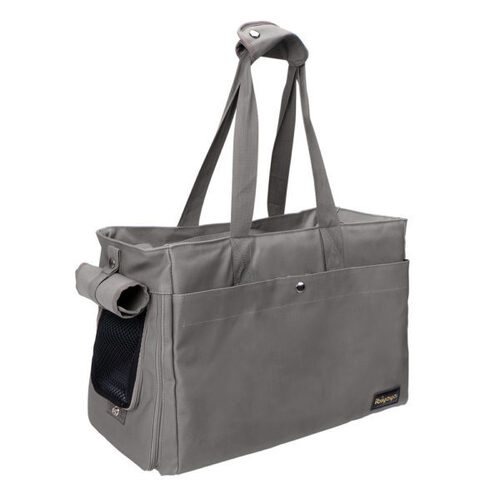 Ibiyaya Canvas Pet Carrier Tote for Cats & Dogs - Grey