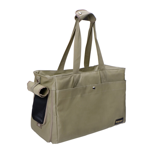 Ibiyaya Canvas Pet Carrier Tote for Cats & Dogs - Light Green