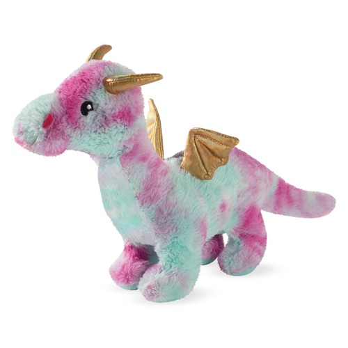 Fringe Studio Magenta Dragon Plush Squeaker Dog Toy