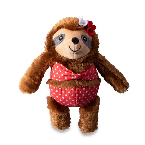 Fringe Studio Plush Squeaker Dog Toy - Girls Just Want To Have Sun