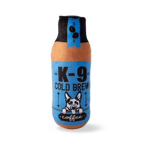 Fringe Studio Plush Squeaker Dog Toy - K-9 Cold Brew 