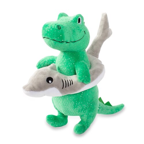 Fringe Studio Plush Squeaker Dog Toy - Shark Week Rex 
