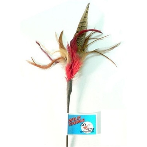 Go Cat Feather Cat Teaser Toy - Short Wild Thing