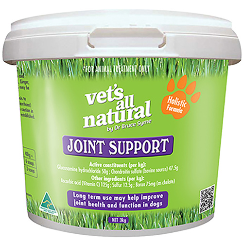 Vets All Natural Joint Support Powder with Boron & Calcium for Dogs - 3kg