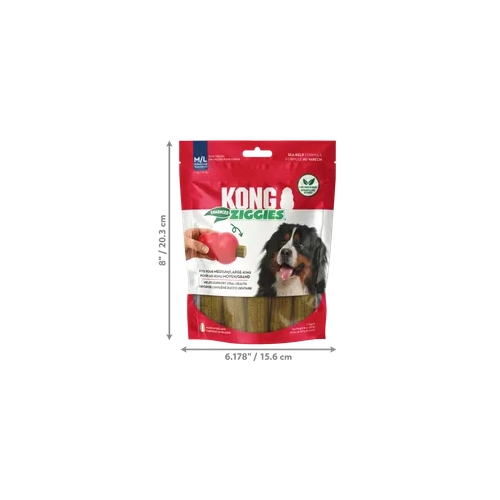 Kong Ziggies Enhanced Md/Lg 8Oz 