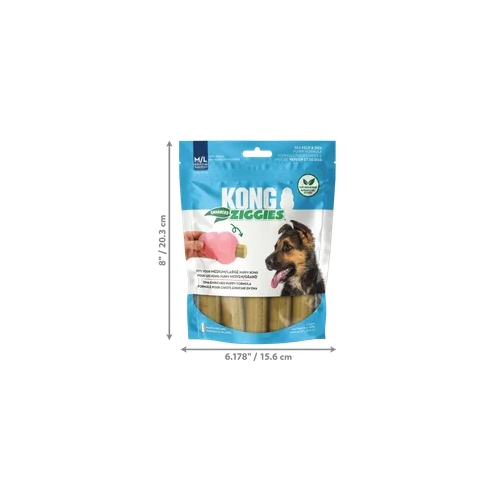 Kong Ziggies Enhanced Puppy Md/Lg 8Oz 