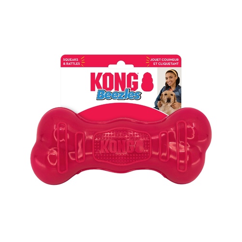 KONG Beezles Bone Dog Toy Assorted Colours