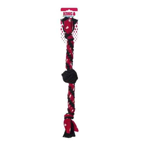 KONG Signature Rope Extra Large Dual Tug with Mega Knot Tug Dog Toy