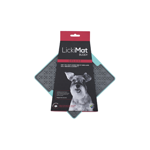 Lickimat Buddy Deluxe Slow Bowl Turquoise