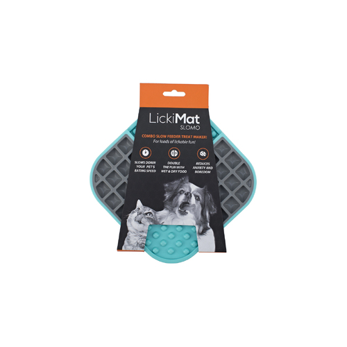 Lickimat Slomo Double Slow Feeder - Turquoise