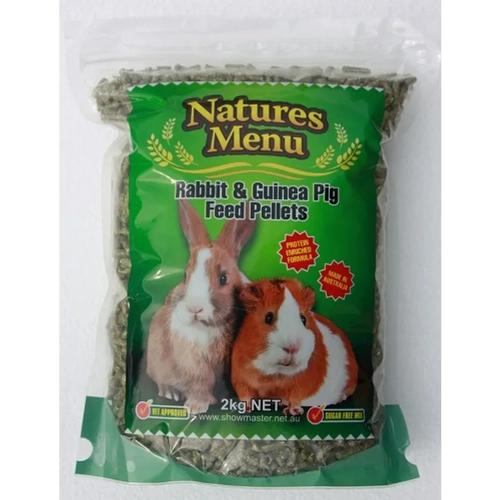 Natures Menu Rabbit & Guinea Pig Pellets 2Kg 