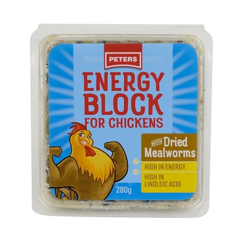 Peters Energy Block Dried Mealworms 280G 6Pk(Om6) 