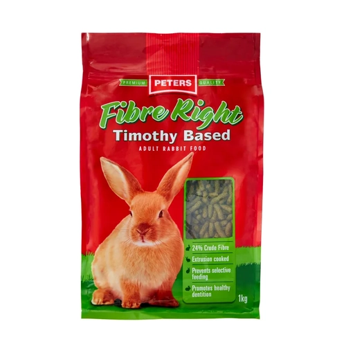 Peters Fibre Right Adult Rabbit 1Kg 