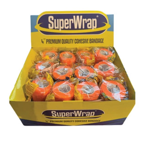 Superwrap Cocom Bandage Orange 4" 12Pk (Om12) 