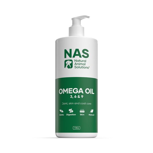 Natural Animal Solutions Omega 3,6 & 9 for Dogs/Horses 1000ml