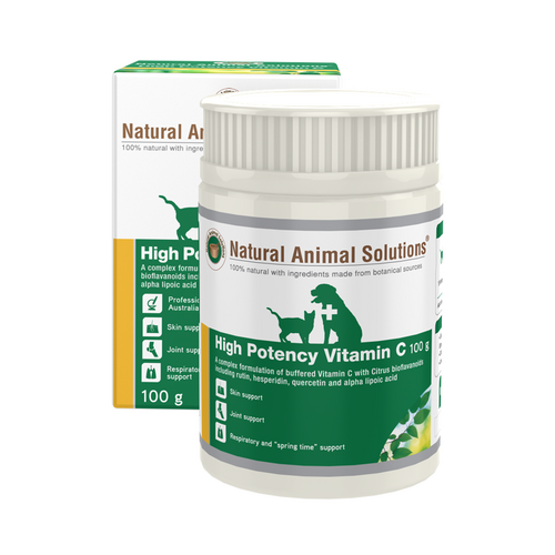 Natural Animal Solutions High Potency Vitamin C for Cats & Dogs 100g