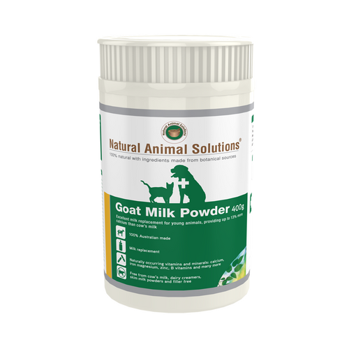 Natural Animal Solutions Goat Milk Powder for Puppies & Kittens 400g