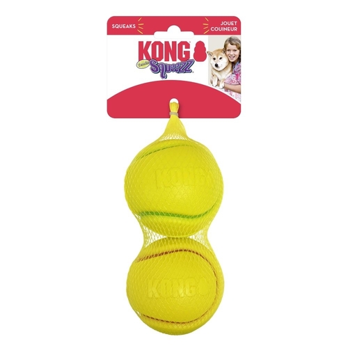 KONG Squeezz Durable Non-Tox Squeaker Ball Dog Toy