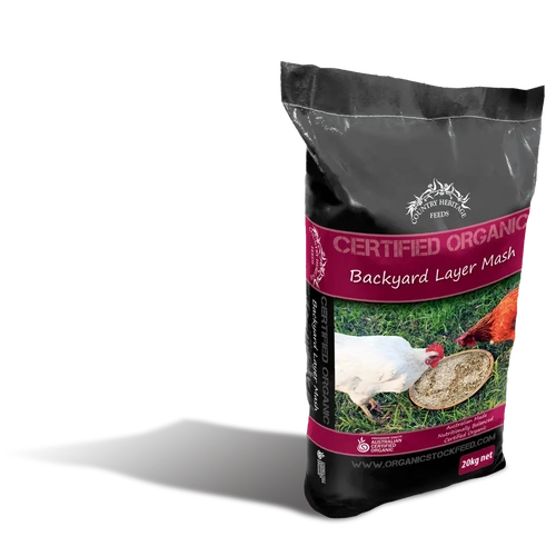 Country Heritage Organic Backyard Layer Mash 20Kg (50)